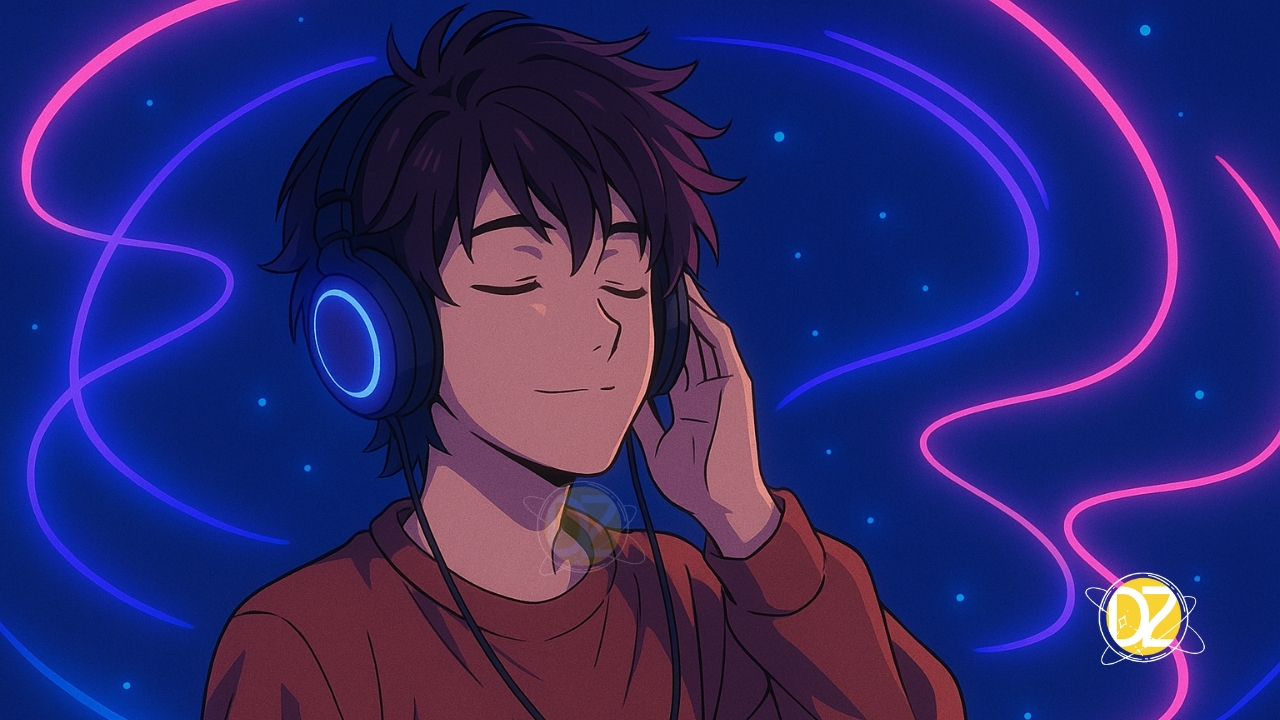 poster sobre musicas de anime