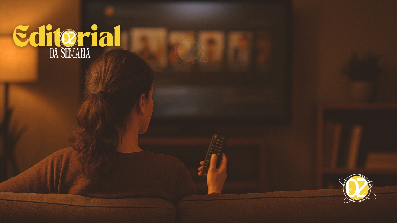 mulher assistindo dorama