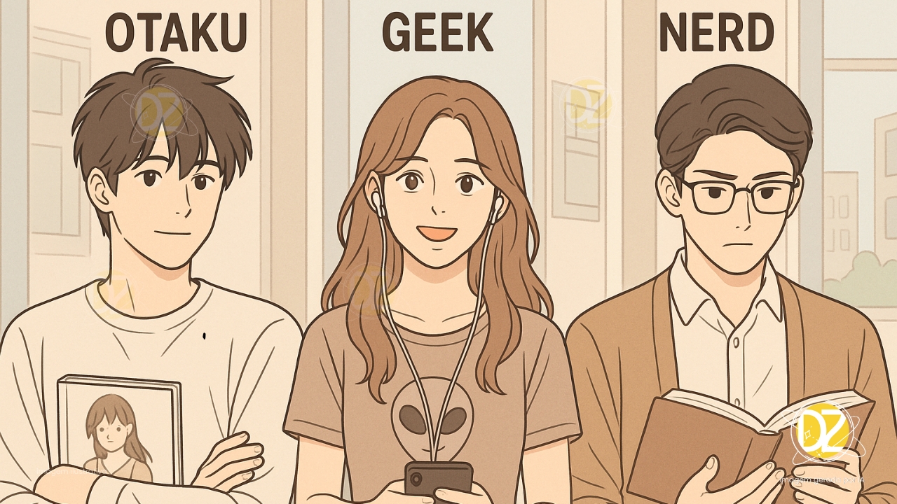 otaku, geek e nerd