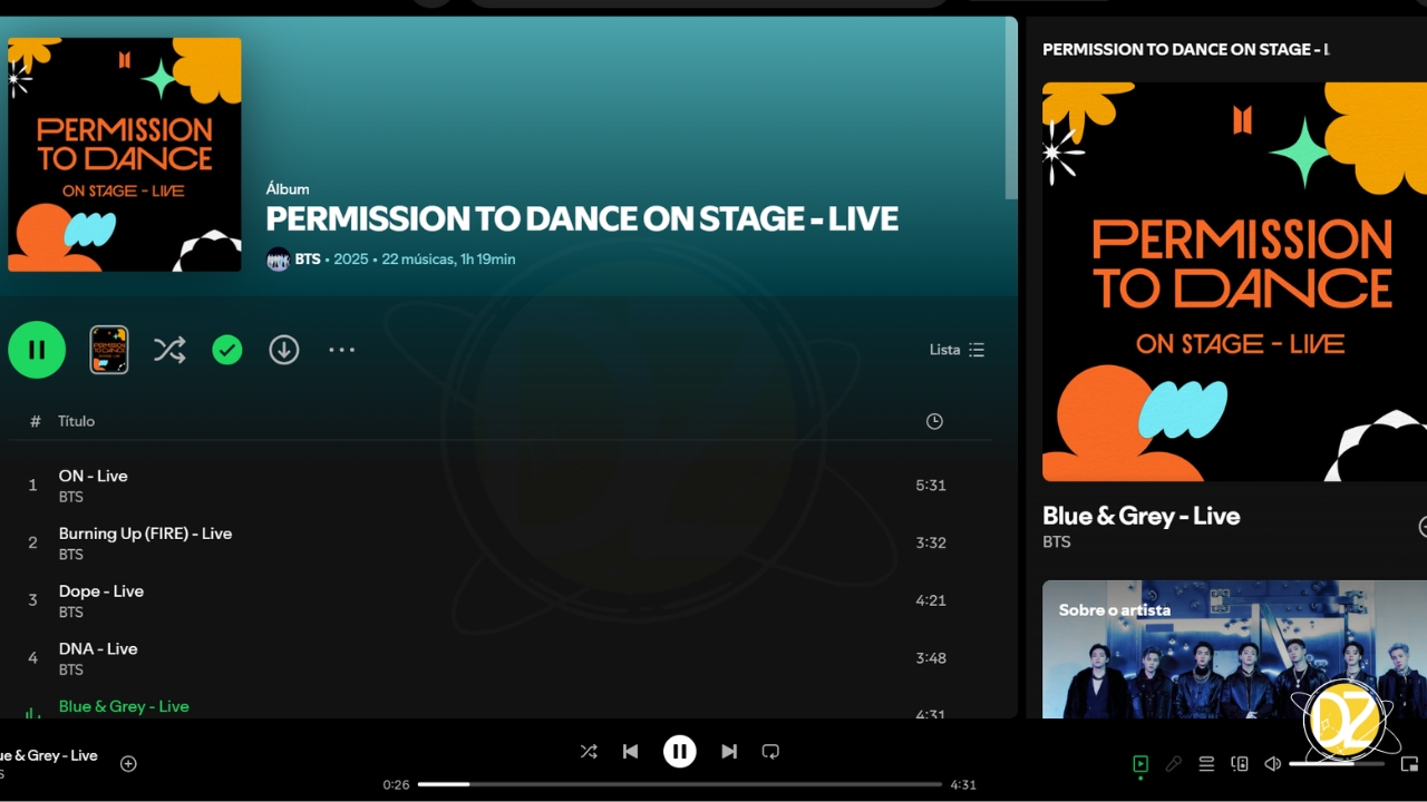 permisson to dance live
