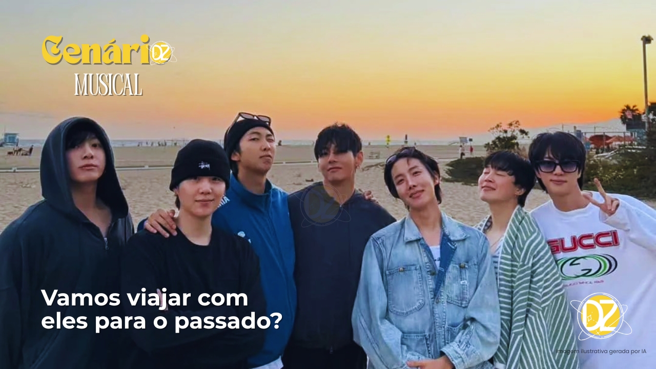 viagem ao passado com BTS