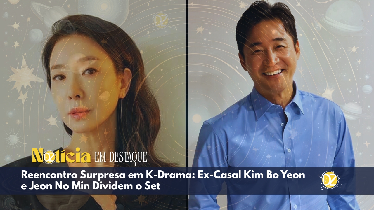 Ex casal se encontram no Set