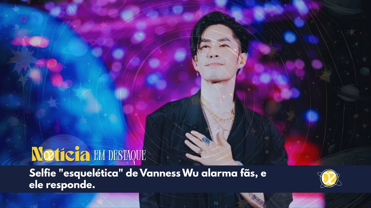 Vanness Wu aparece em self muito magro.