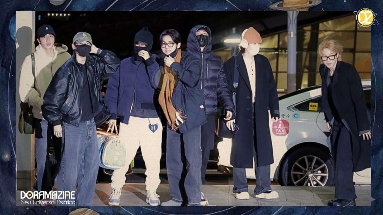 Reencontro Histórico: BTS OT7 Voa Para Dubai e Abre Nova Fase Com 'Arirang'