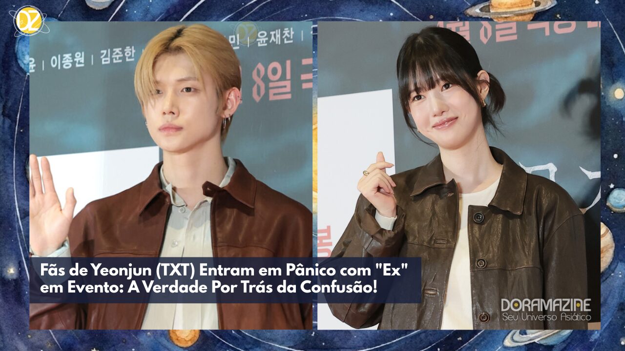 Yeonjun (TXT) e “ex” em evento: fãs surtam com mal-entendido!
