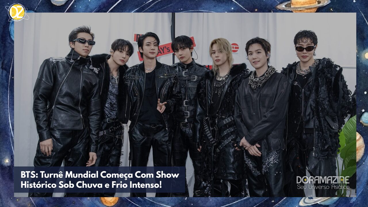 BTS: Turnê Mundial Começa Com Show Histórico Sob Chuva e Frio Intenso!