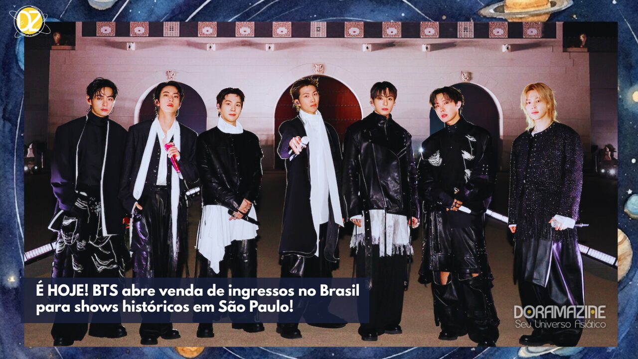 É HOJE! BTS abre venda de ingressos no Brasil para shows históricos em São Paulo!