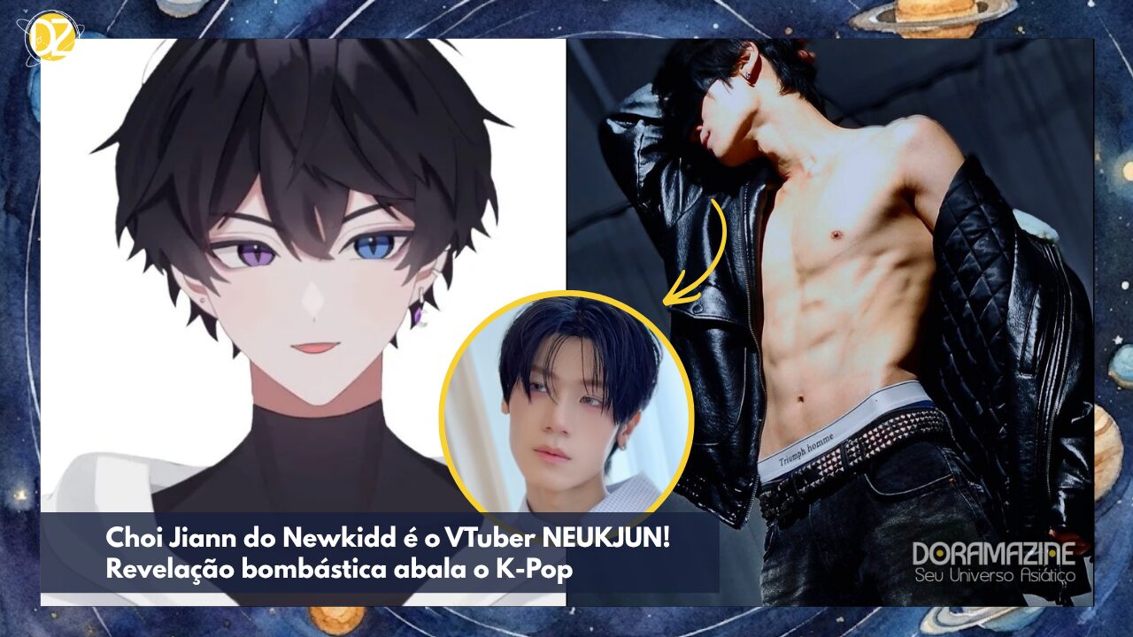 Choi Jiann (Newkidd) choca ao se revelar VTuber NEUKJUN; novo álbum a caminho!