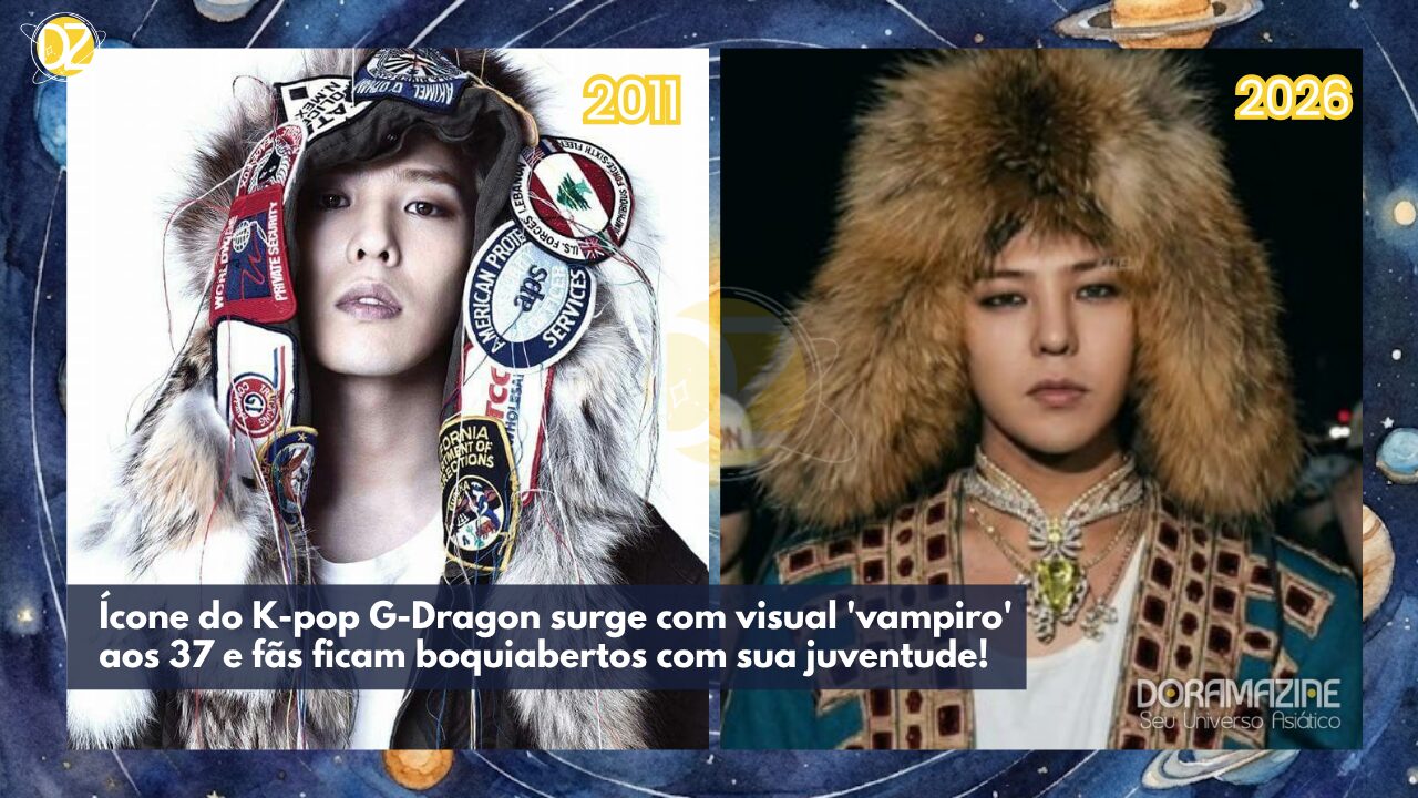 G-Dragon: o visual 'vampiro' que está viralizando e a juventude atemporal do astro do K-pop aos 37