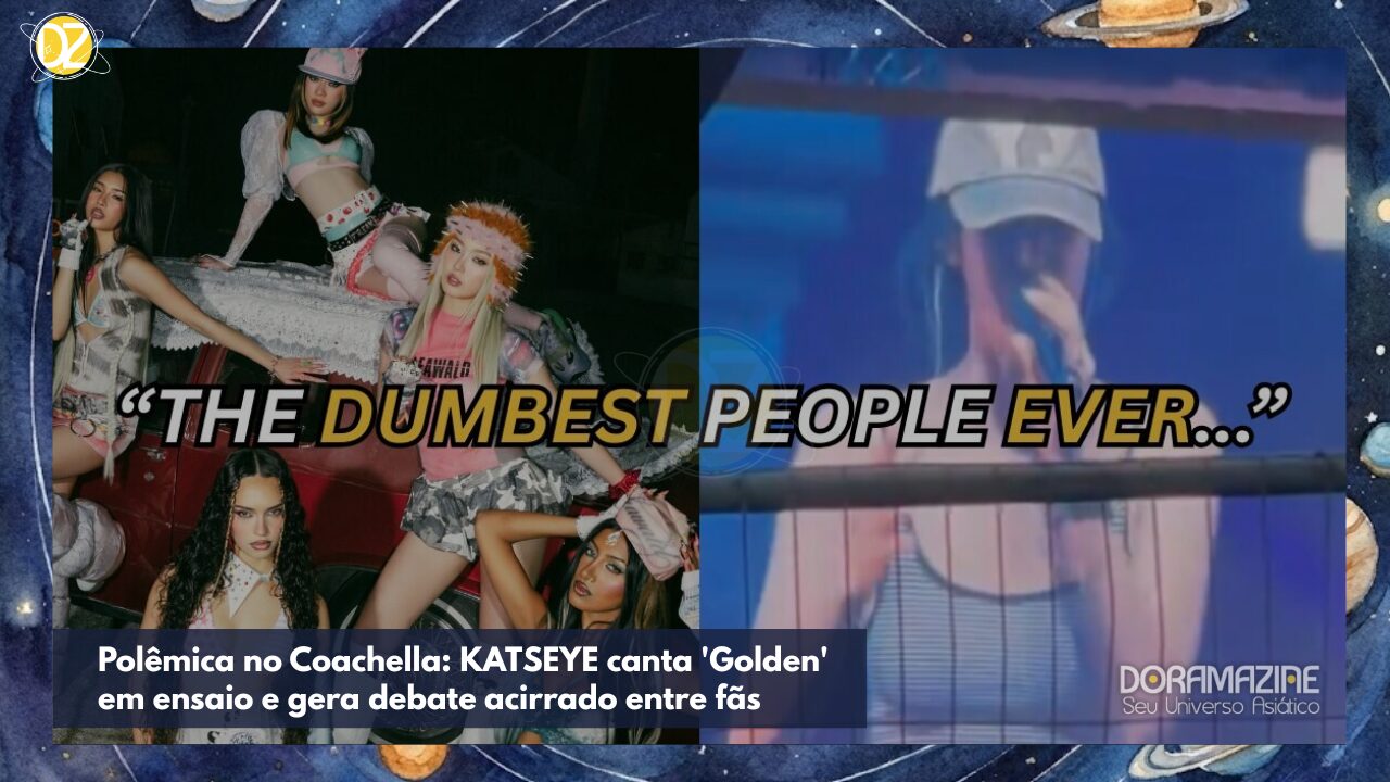 Polêmica no Coachella: KATSEYE canta 'Golden' em ensaio e gera debate acirrado entre fãs