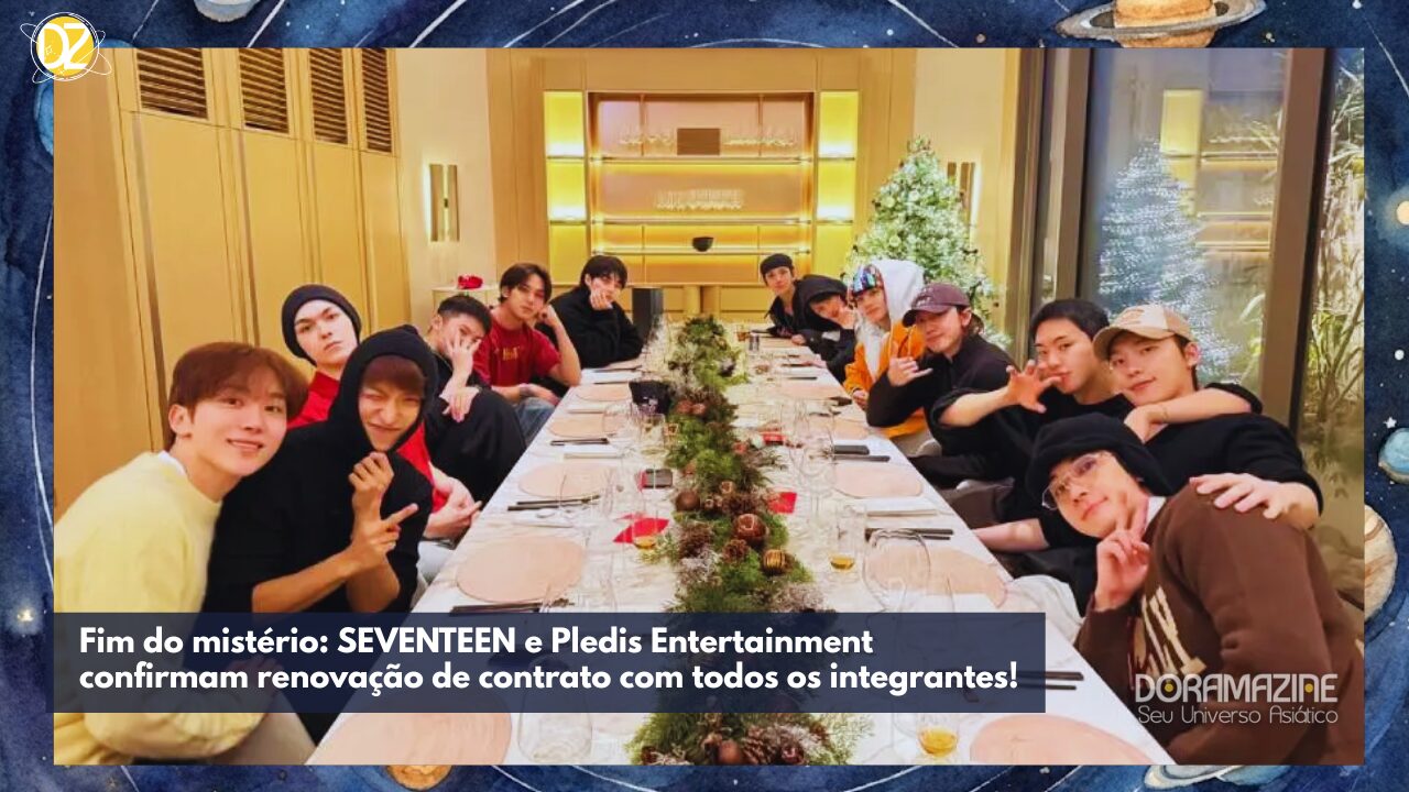 SEVENTEEN renova com a Pledis