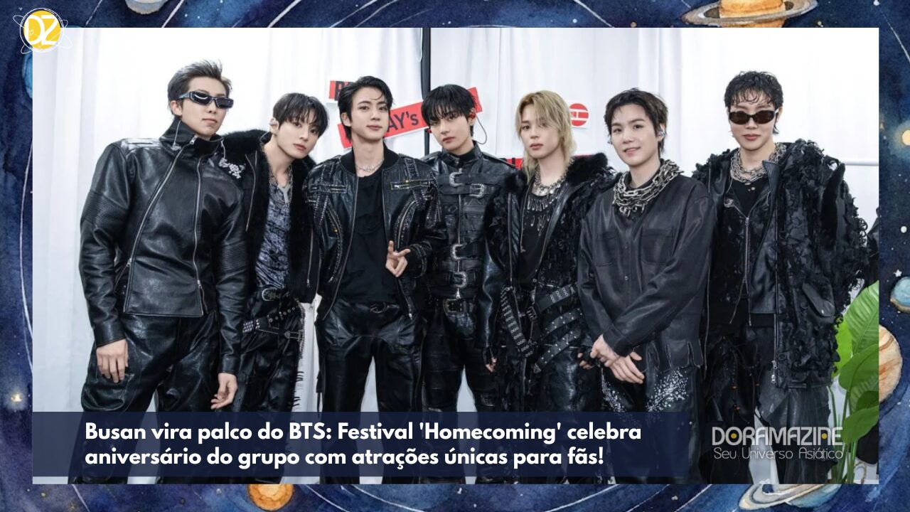 Busan vira palco do BTS: Festival 'Homecoming' celebra aniversário do grupo com atrações únicas para fãs!