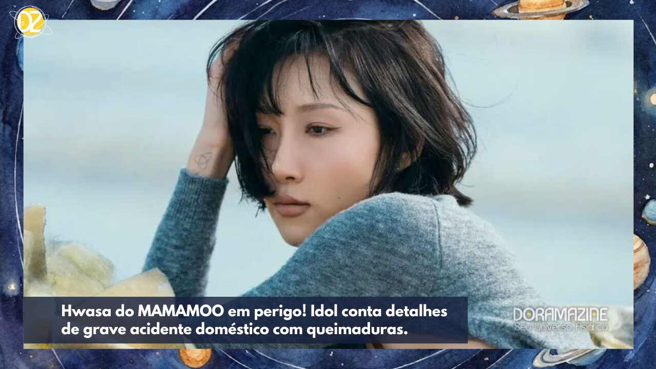 Hwasa do MAMAMOO em perigo! Idol conta detalhes de grave acidente doméstico com queimaduras.
