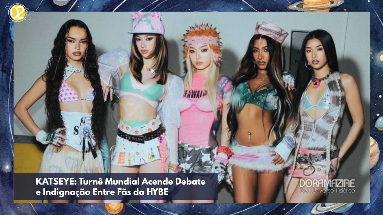 KATSEYE, HYBE, K-Pop, Turnê Mundial, Manon, Yoonchae, Polêmica K-Pop, Fãs K-Pop