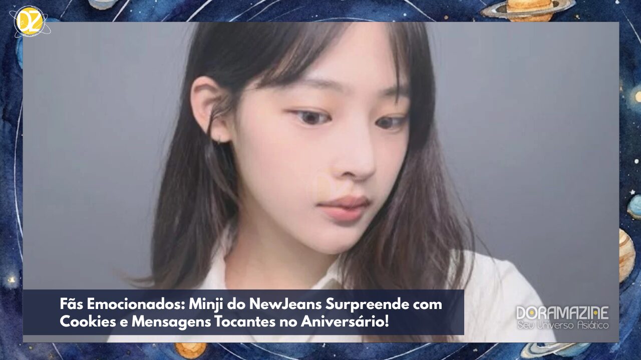 Minji do NewJeans Derrete Corações com Presentes de Aniversário Feitos à Mão: Cookies e Cartas!