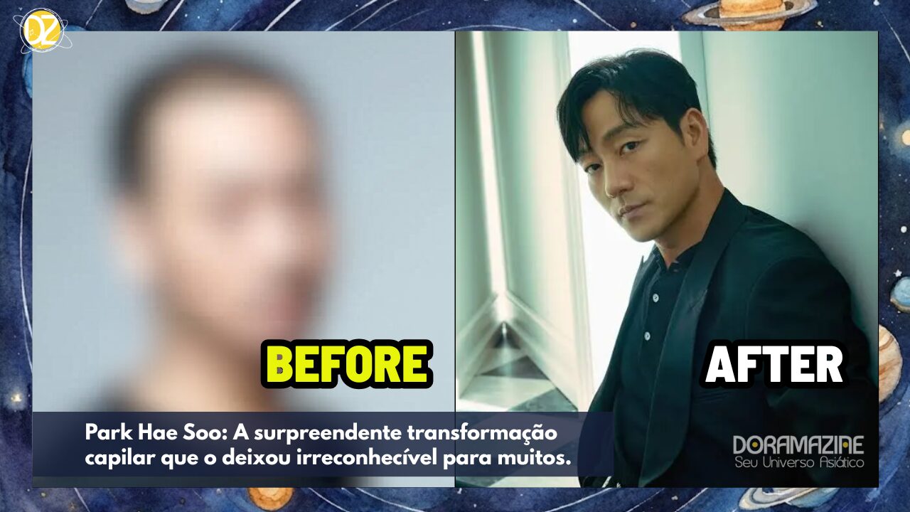 Park Hae Soo: A surpreendente transformação capilar que o deixou irreconhecível para muitos.