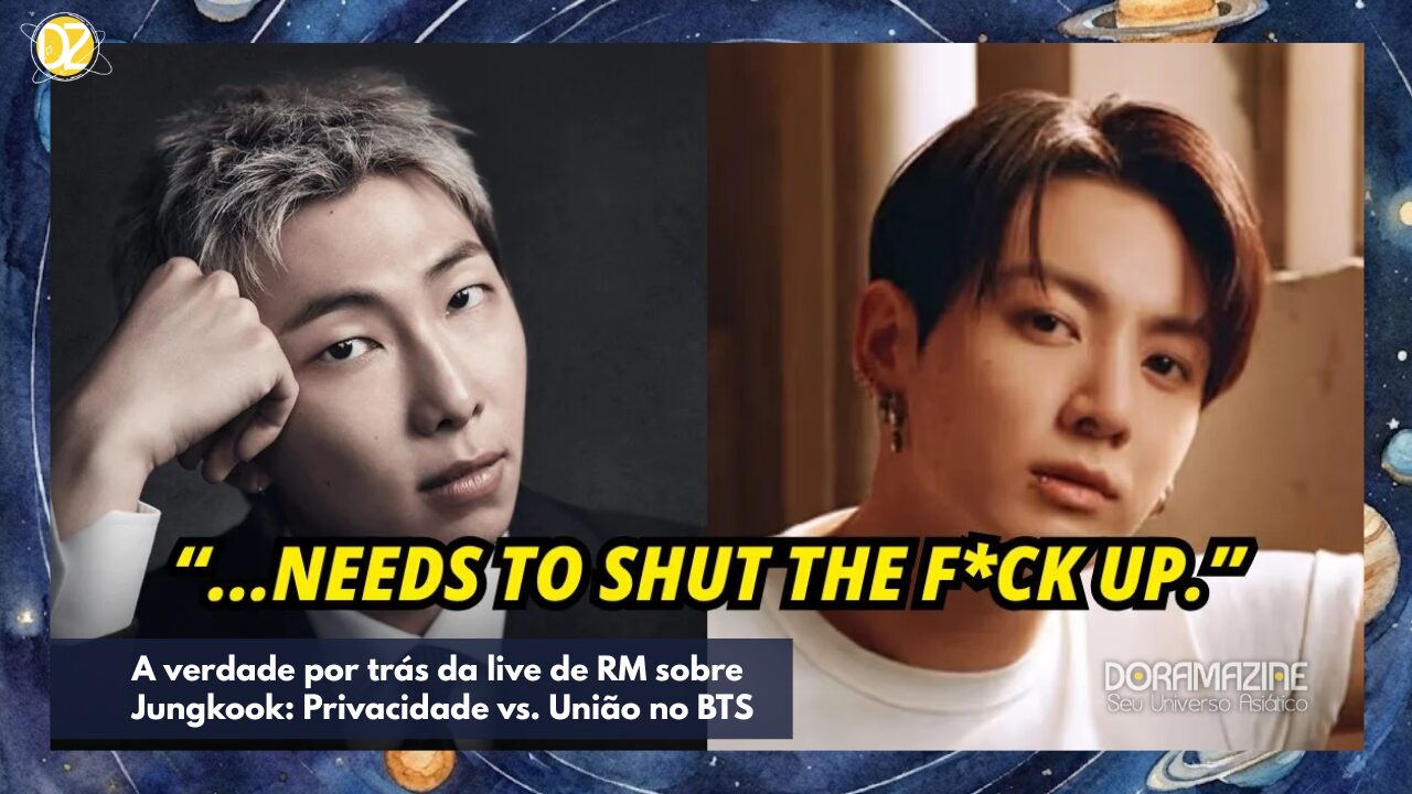 A verdade por trás da live de RM sobre Jungkook: Privacidade vs. União no BTS