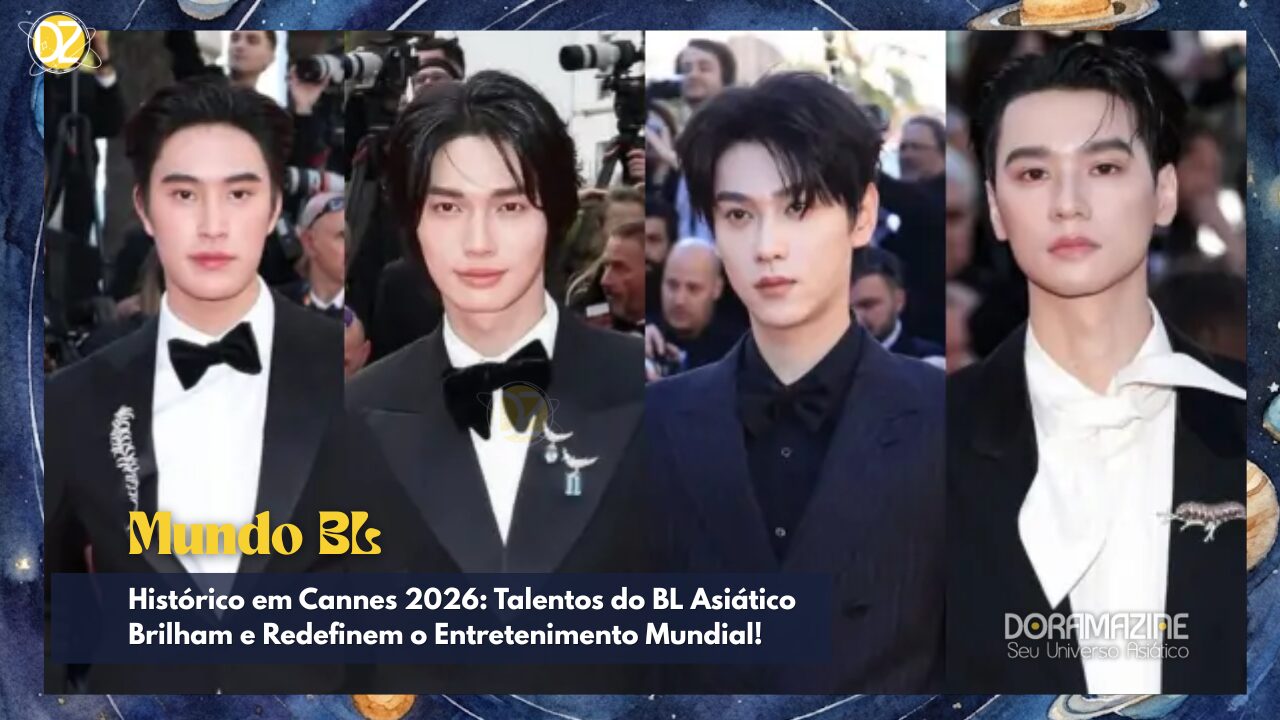 Histórico em Cannes 2026: Talentos do BL Asiático Brilham e Redefinem o Entretenimento Mundial