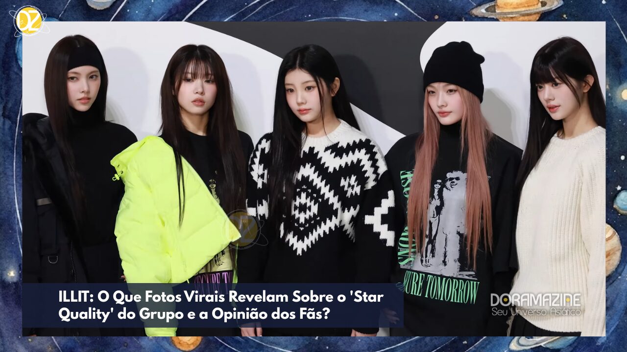 ILLIT: O Que Fotos Virais Revelam Sobre o 'Star Quality' do Grupo e a Opinião dos Fãs?