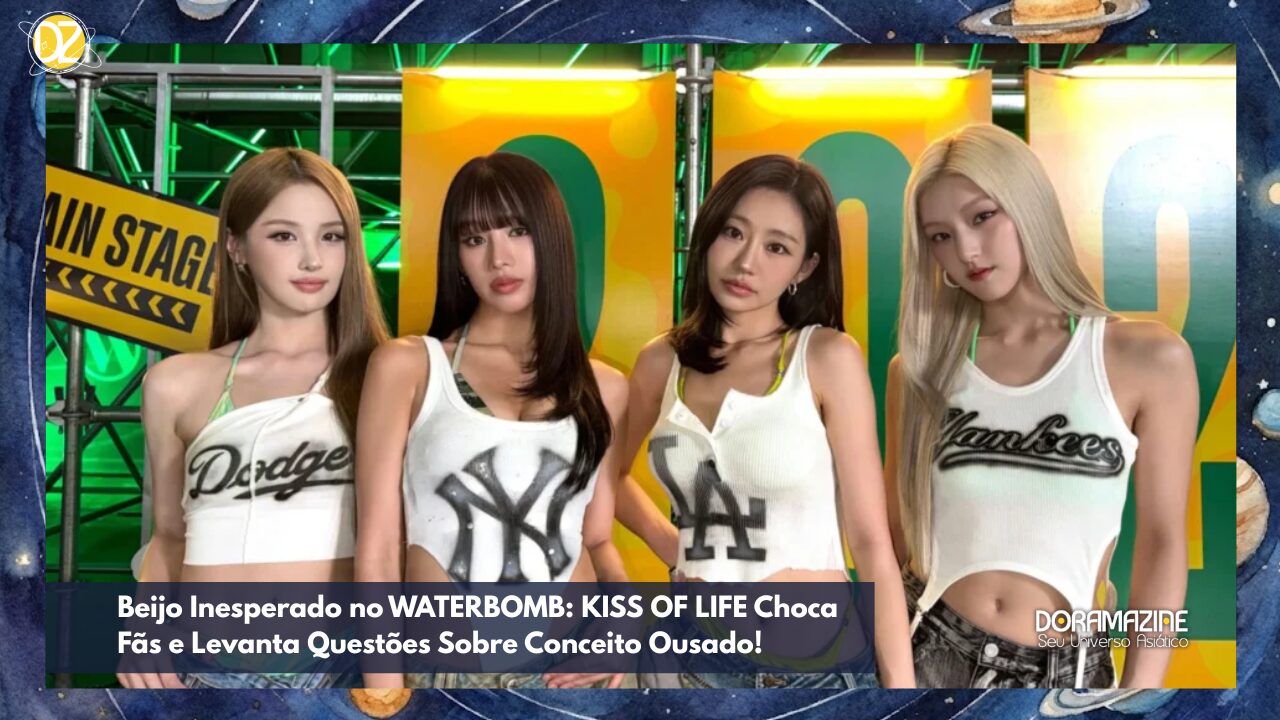 Beijo Inesperado no WATERBOMB: KISS OF LIFE Choca Fãs e Levanta Questões Sobre Conceito Ousado!
