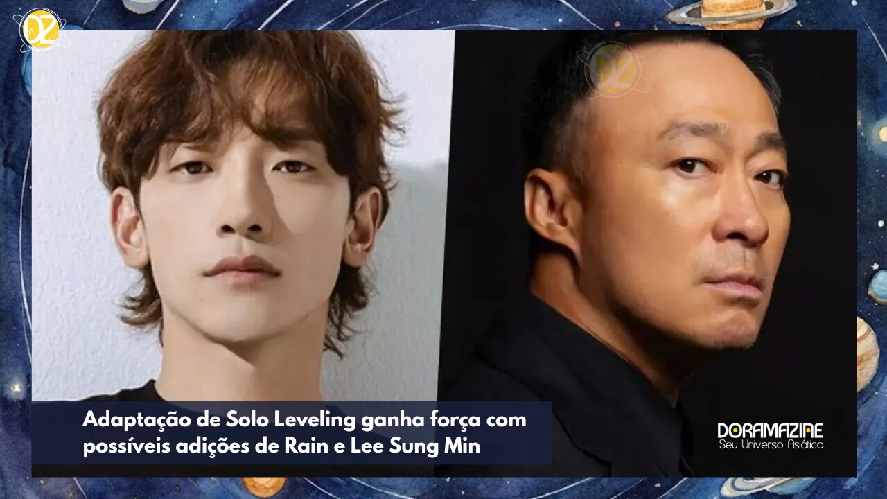 Adaptação de Solo Leveling na Netflix ganha força com possíveis adições de Rain e Lee Sung Min