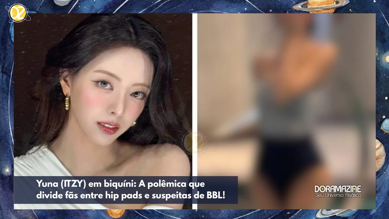 Yuna (ITZY) em biquíni: A polêmica que divide fãs entre hip pads e suspeitas de BBL!