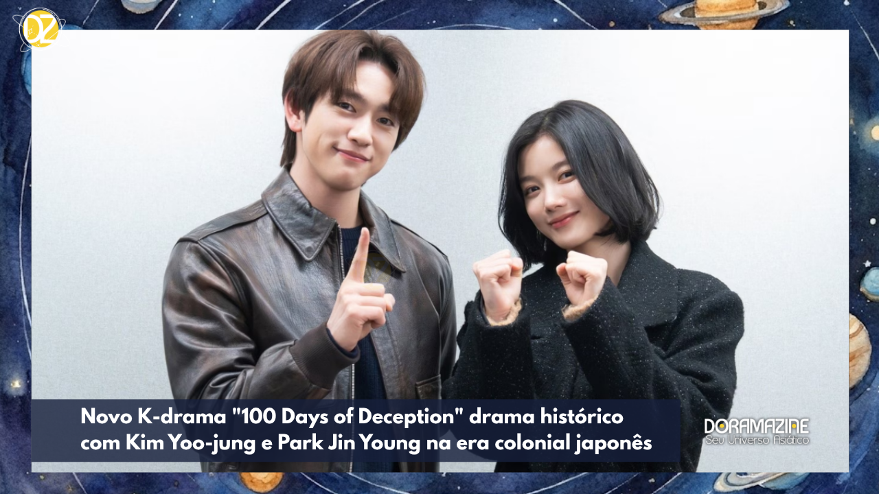 Novo K-drama "100 Days of Deception" promete drama histórico com Kim Yoo-jung e Park Jin Young no período colonial japonês