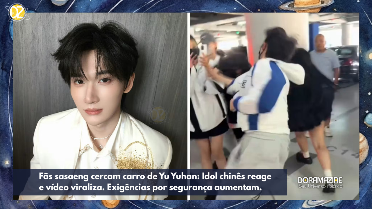 Fãs sasaeng cercam carro de Yu Yuhan: Idol chinês reage e vídeo viraliza. Exigências por segurança aumentam.