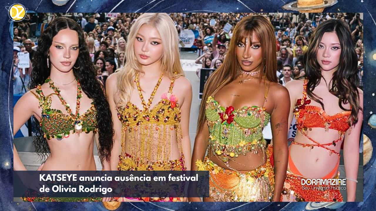 KATSEYE anuncia ausência em festival de Olivia Rodrigo