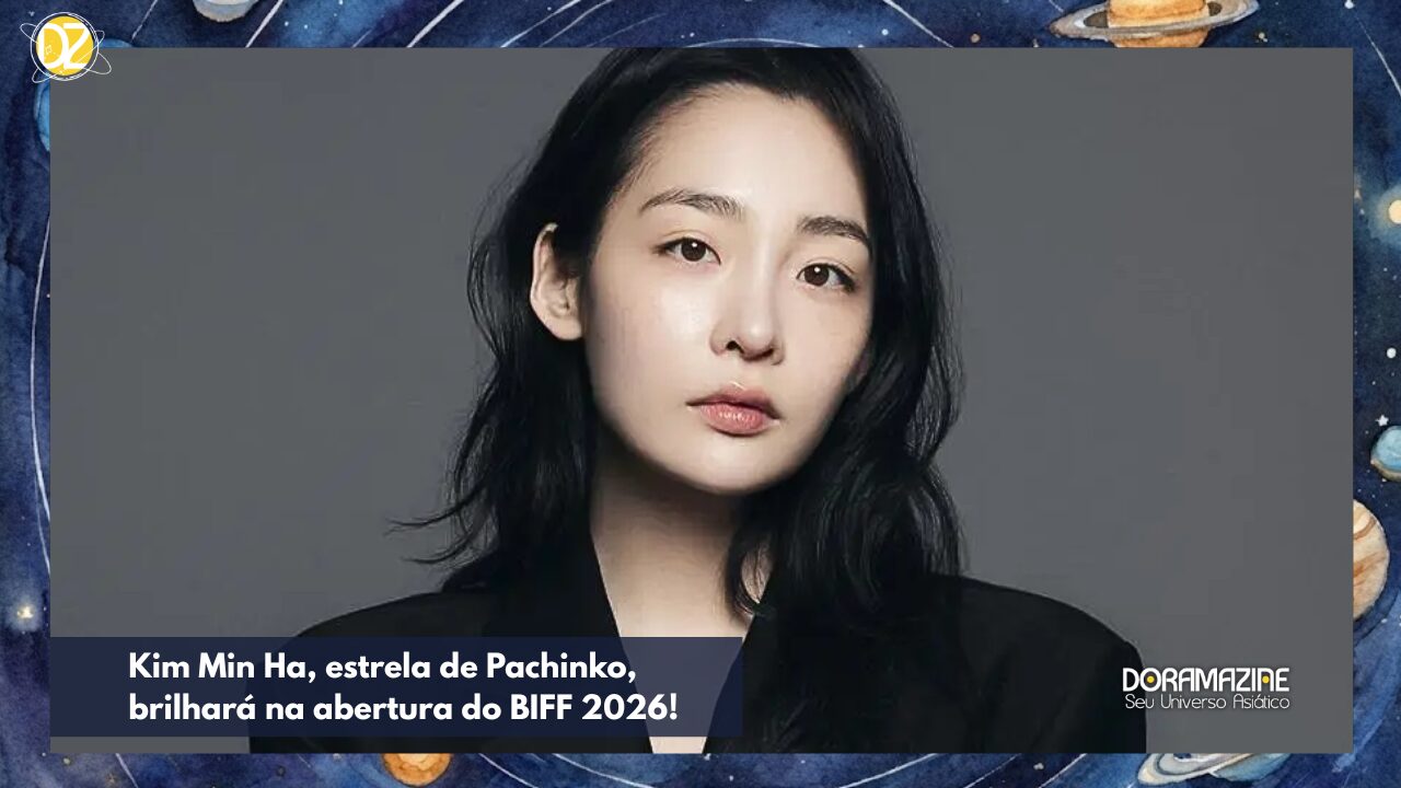 Kim Min Ha, estrela de Pachinko, brilhará na abertura do BIFF 2026!