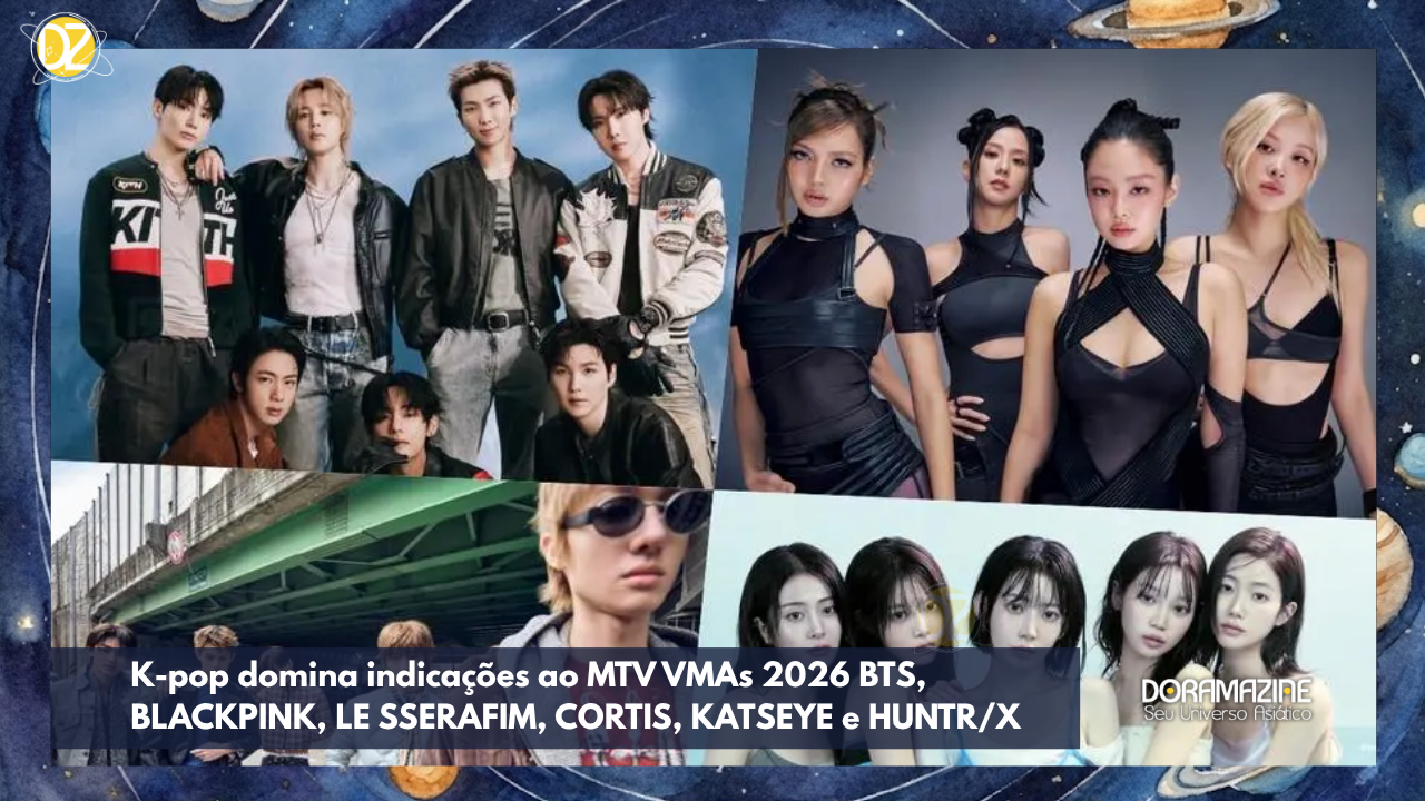 MTV revela indicados; K-pop aparece com força em categorias principais