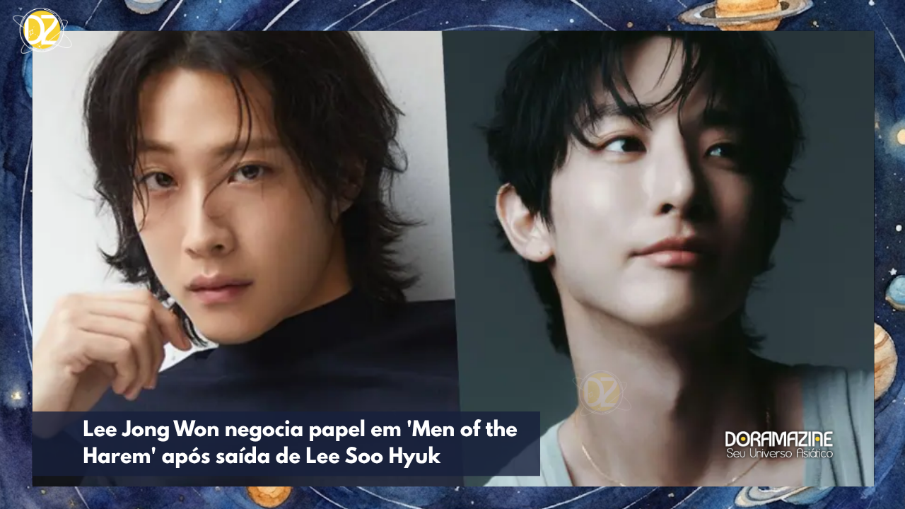 Lee Jong Won negocia papel em 'Men of the Harem' após saída de Lee Soo Hyuk
