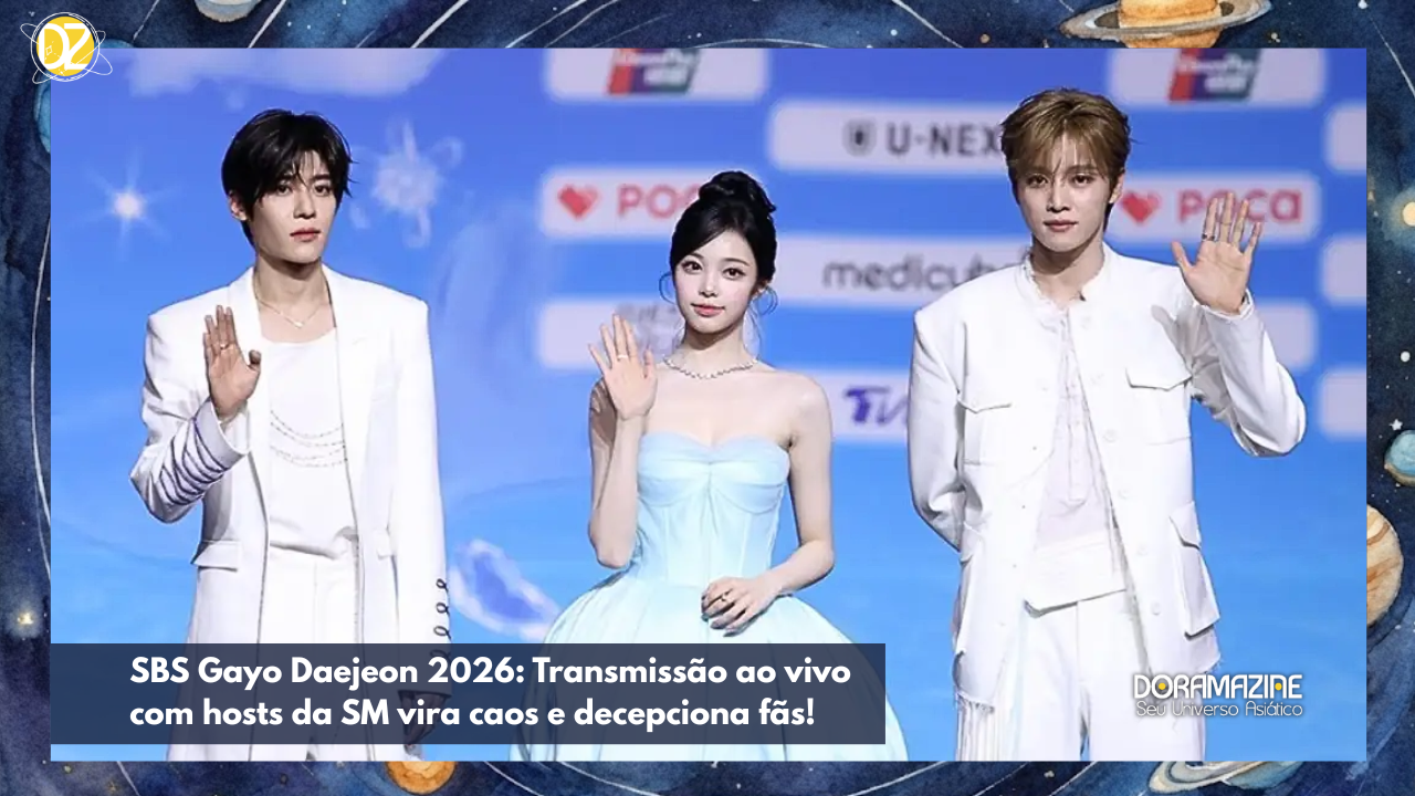 SBS Gayo Daejeon 2026: Transmissão ao vivo com hosts da SM vira caos e decepciona fãs!