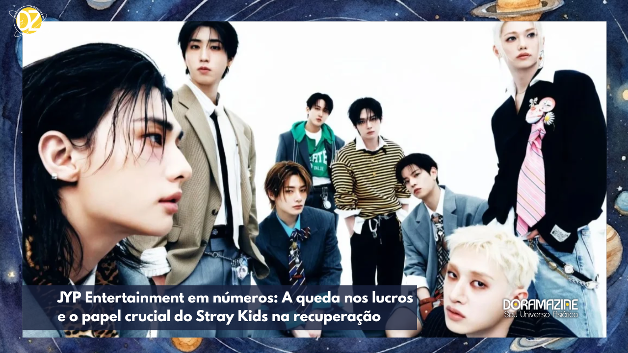 JYP Entertainment em números: A queda nos lucros e o papel crucial do Stray Kids na recuperação