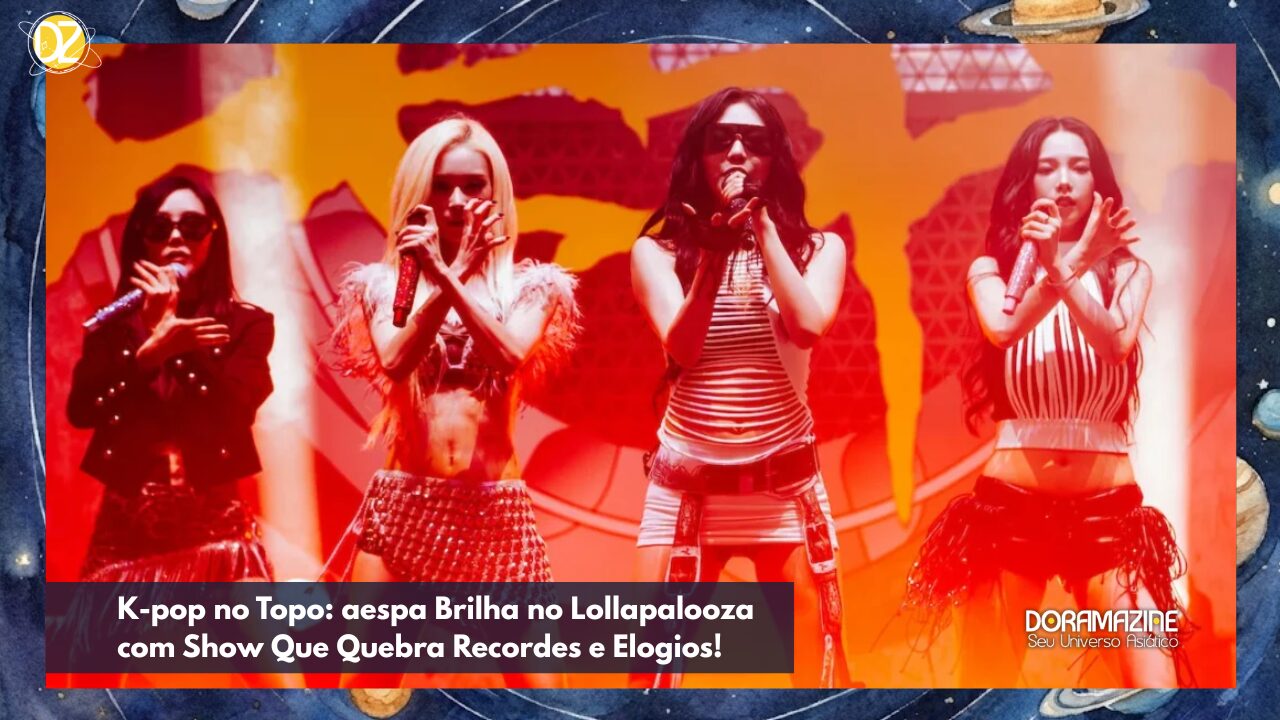 K-pop no Topo: aespa Brilha no Lollapalooza com Show Que Quebra Recordes e Elogios!