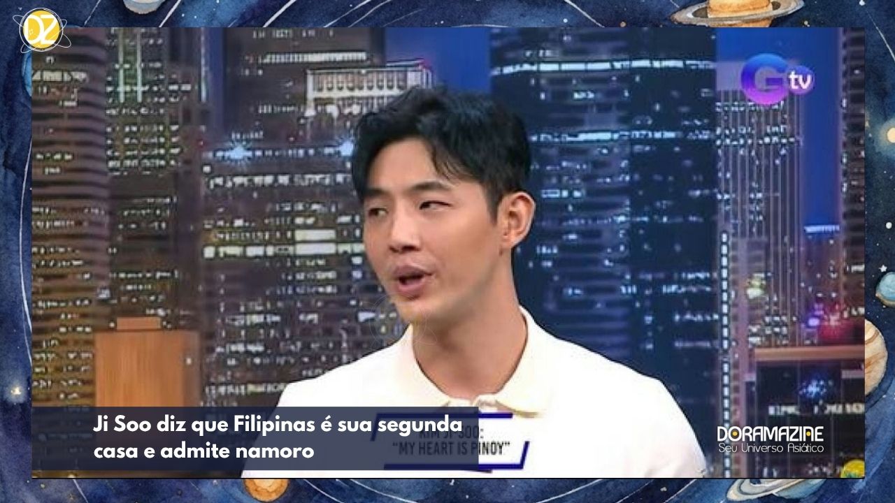 Ji Soo em entrevista no programa Kalurks nas Filipinas
