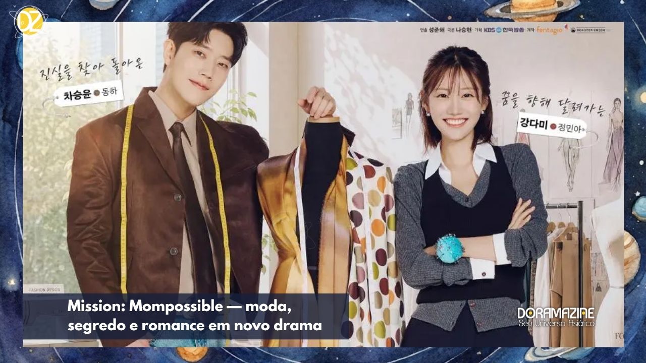 Novo drama 'Mission: Mompossible' com Jung Min Ah e Dong Ha une moda, segredos de família e um acidente há 23 anos.