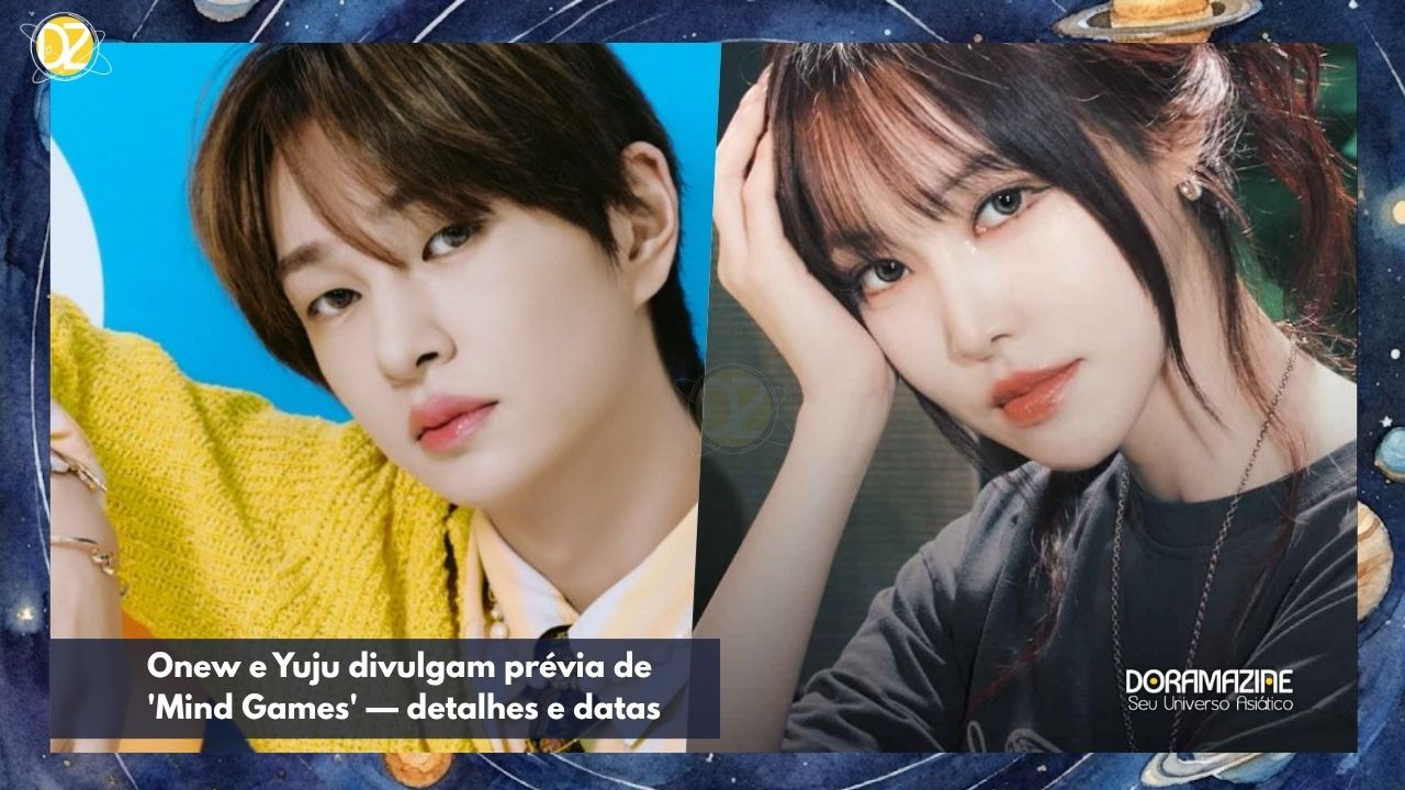Duas pessoas em close, uma apoia braço e outra a cabeça, fundo azul e escuro