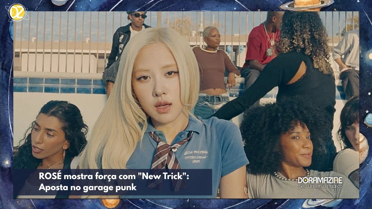 ROSÉ mostra força com "New Trick": Aposta no garage punk e clipe com direção de Dave Meyers.