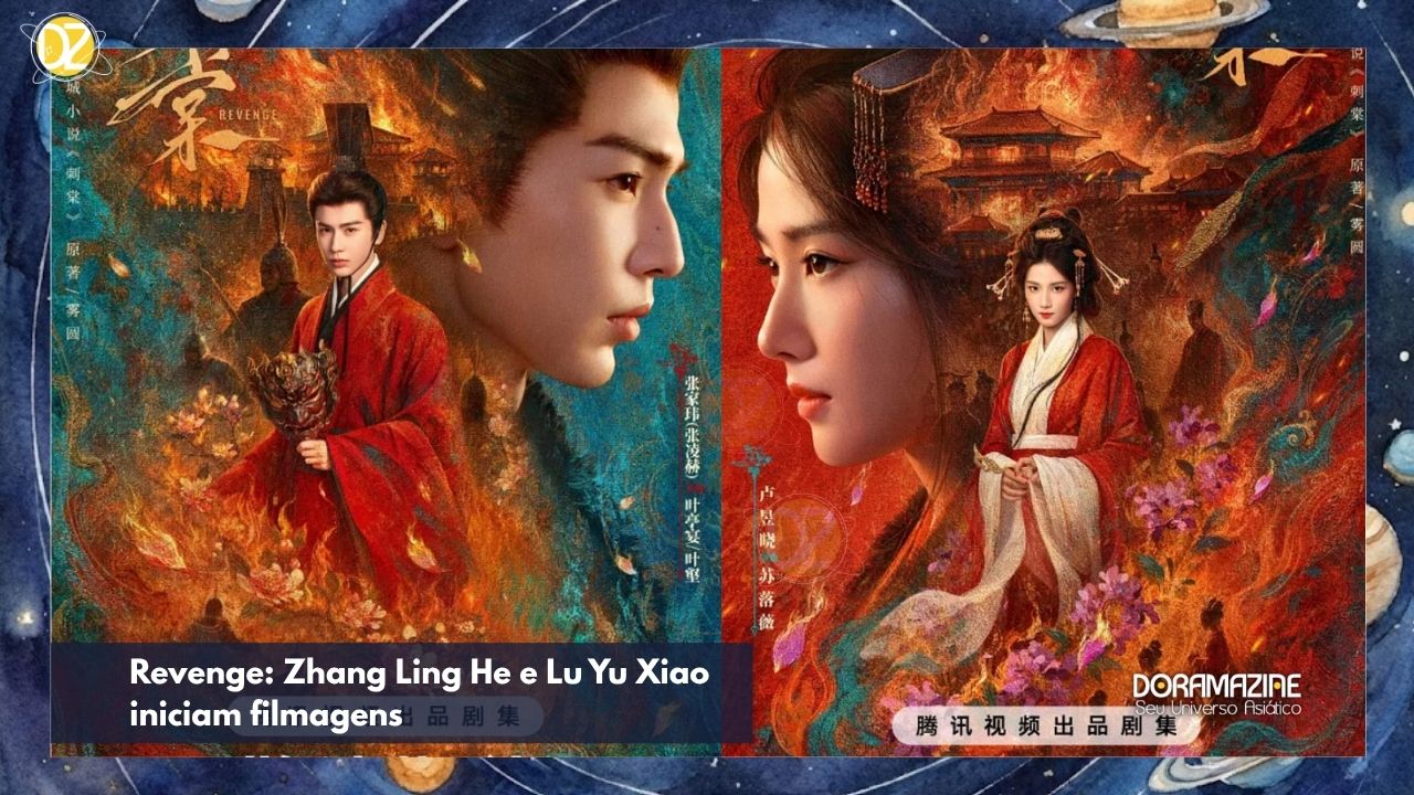 Revenge: Zhang Ling He e Lu Yu Xiao iniciam filmagens