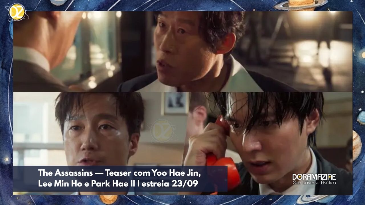 Teaser de The Assassins mostra apuração tensa do atentado com Yoo Hae Jin, Park Hae Il e Lee Min Ho