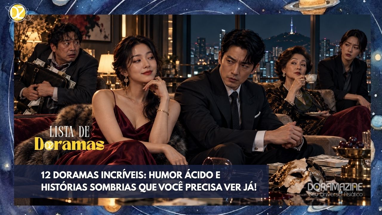 12 Doramas Incríveis: Humor Ácido e Histórias Sombrias Que Você Precisa Ver Já!
